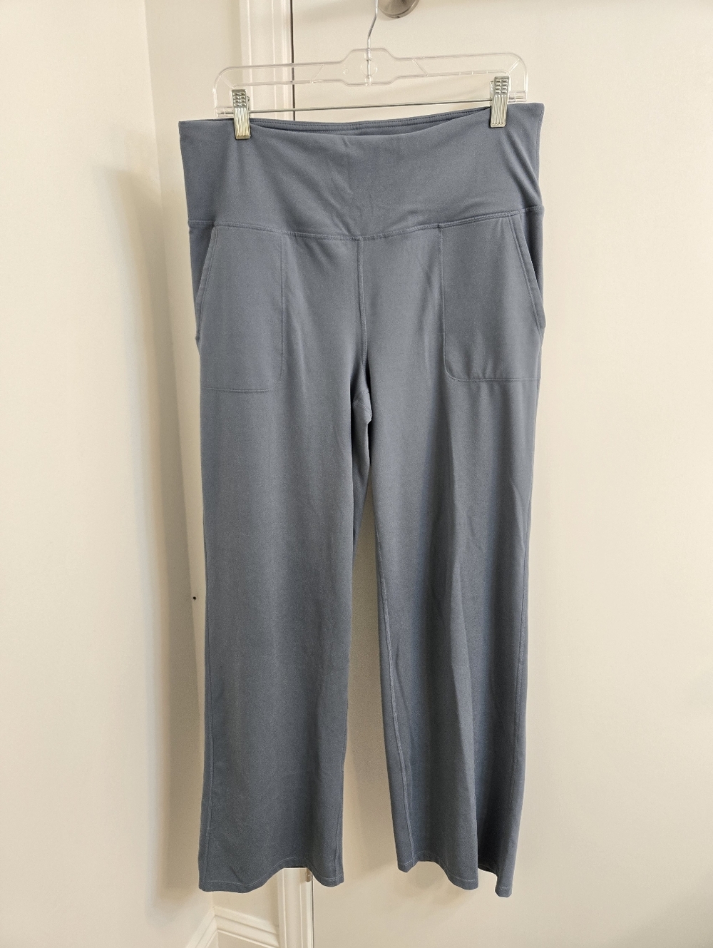 Gaiam Straight Leg Yoga Leggings Pant, Gray, Size XL
